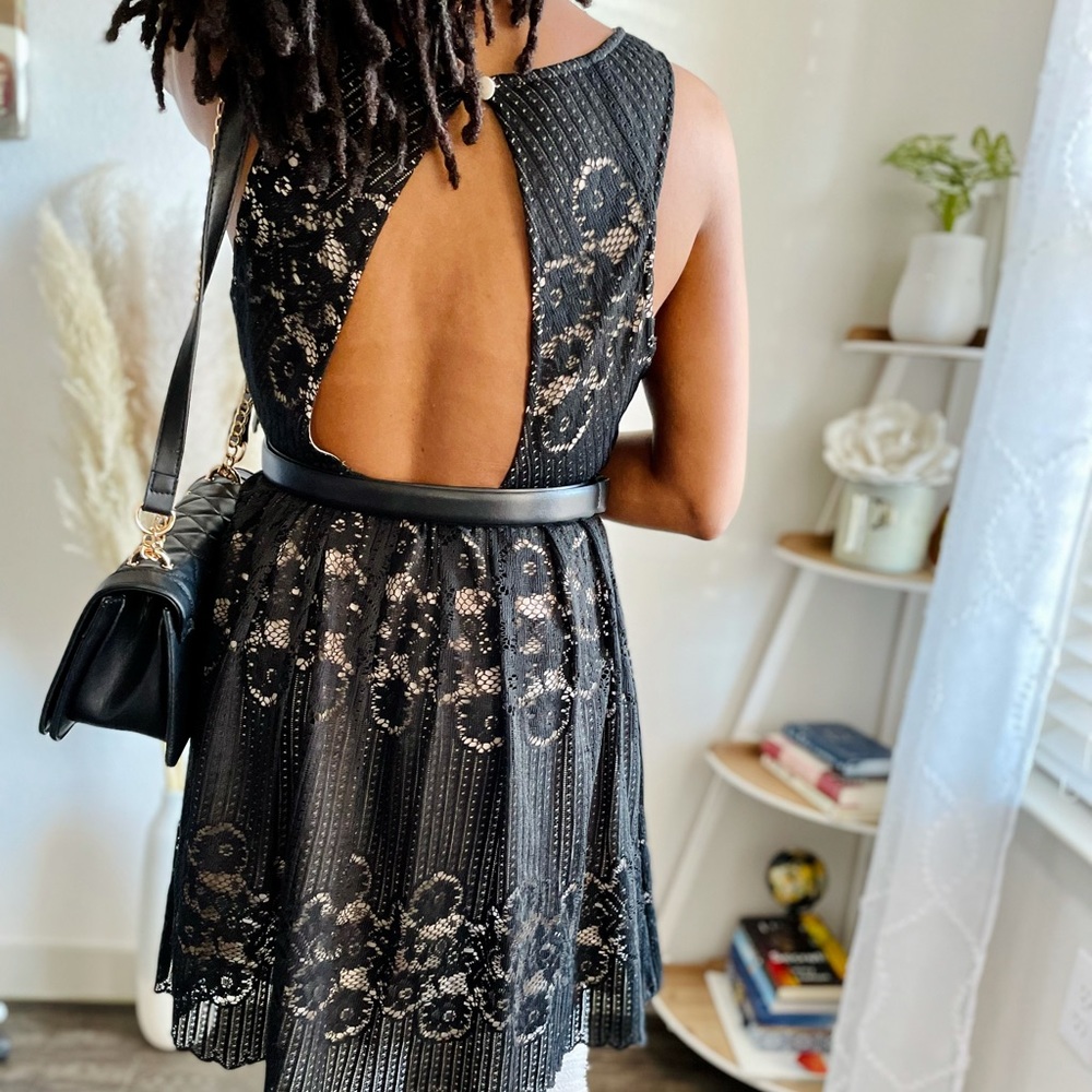 Free People Backless Mini Dress S/P